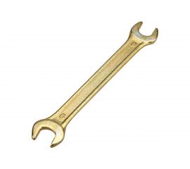 Гаечный рожковый ключ желтый цинк REXANT 8х9 мм 12-5822-2 