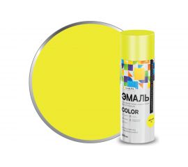 Аэрозольная эмаль ЛАКРА Color универсальная, желтый 41 Лк-00012475 