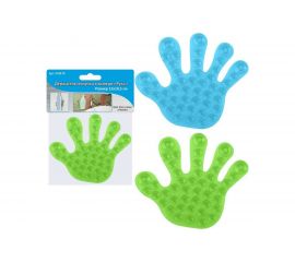 Держатель-липучка в ванную МУЛЬТИДОМ Рука 12х10,5 см., 3 цв VL38-70 