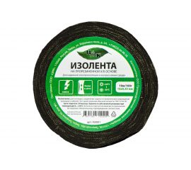 Изолента ЦМК Х/Б, 15 мм х 10 м, односторонняя, черная, 100 г IS0001 