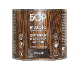 Деревозащитное масло для террас и садовой мебели Бор палисандр, банка 1,7 кг 4690417074204 