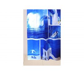 Штора для ванной Delphinium WS-817 Санторини, 180х180 104136 