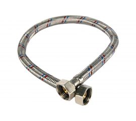 Подводка гибкая для воды с оплеткой из нержавеющей стали ELKA 1/2" х 40 см в/в ИС.100910 