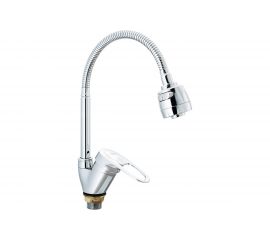 Смеситель для кухни Ekko гибкий излив, с гайкой E4336 