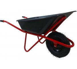 Строительная тачка LWI Премиум полимерное корыто, 120 л, 230 кг LWI120PROFI 