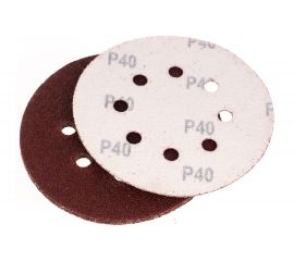 Круг шлифовальный (5 шт; 125 мм; 8 отверстий; P40; липучка) Sturm 9010-1258-040 