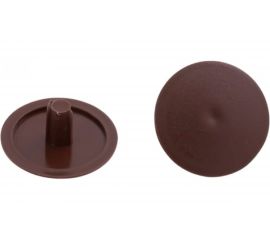 Заглушка на шуруп-стяжку ЕВРОПАРТНЕР 5 мм коричневая 40 шт. 16 1855 4 