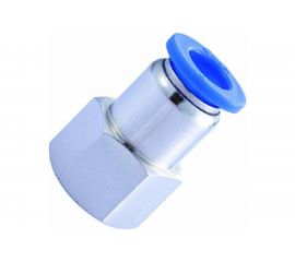 Фитинг металлический 8 мм - внутренняя резьба 1/4" Pegas pneumatic 5204 