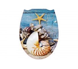 Крышка для унитаза FORA фотопринт Морской FOR-LID17 