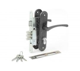 Врезной замок ЗЕНИТ Омега-ЗВ4.2.01 серебро 20738 