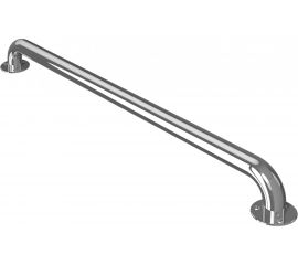 Опорный поручень PALITRA TECHNOLOGY прямой, пристенный, тип 3, нержавеющая сталь, D-38 мм 80010-2-N 