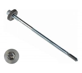 Саморез для сэндвич-панелей КРЕП-КОМП удлинённое сверло 15 мм, 6,3/5,5х120 Kn 50 шт. ссп120мф 