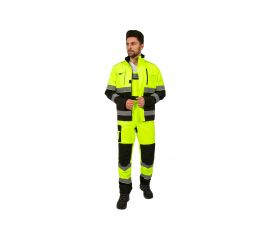 Костюм дорожника ФАКЕЛ Сигнал-2 лимонный/черный, размер 56-58, рост 182-188 87472644.008 