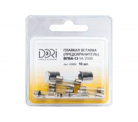 Плавкая вставка DORI ВПБ6-13 5А 250В 25 шт 40989 