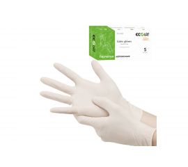 Диагностические смотровые перчатки из латекса EcoLat 2020/S 