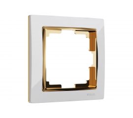 Рамка на 1 пост WERKEL W0011933 (белый/золото) a051662 