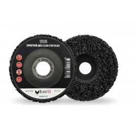 Диск зачистной Clean Strip Black 115х22 мм с фибровой оправкой BlackFox 12535 