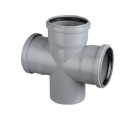 Крестовина ПОЛИТЭК одноплоскостная, 110х110х110/87.5 град. 131187 