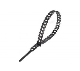 Универсальные кабельные стяжки FORTISFLEX T-flex 300, черный, 20 шт. 81469 