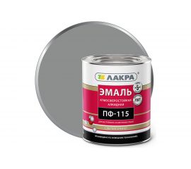 Эмаль Лакра ПФ-115 серая, 2.8 кг 90001804650 