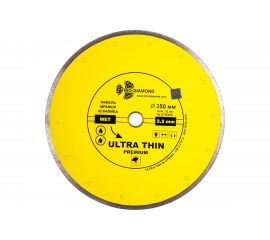Диск алмазный отрезной Сплошной Ультратонкий Ultra Thin hot press (350х32 мм) TRIO-DIAMOND UTW509 