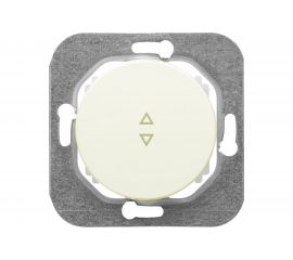 Механизм выключателя Bylectrica 1-клавишный, проходной, скрытая установка, серия ПРОВАНС, С610-3361 бежевый 