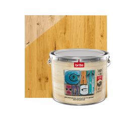 Декоративное покрытие по дереву BRITE FLEXX экстерьерное, орегон, ведро 9 л 212458 