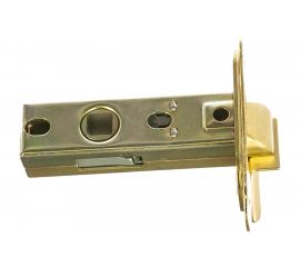 Межкомнатная защелка, овальная планка, латунь матовая PUERTO INL 4-45 SB 