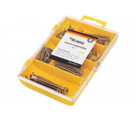 Набор саморезов для ДСП kranz 76 шт. KR-01-3101-11 