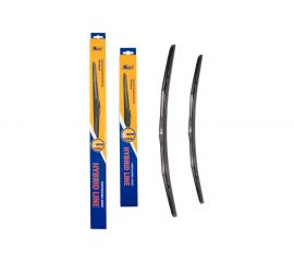 Комплект гибридных щеток стеклоочистителя KRAFT 650/450 мм, 1 адаптер KT 830871 