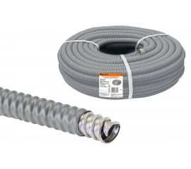 Металлорукав в ПВХ-изоляции TDM РЗ-Ц-П 12 серый, без протяжки, 50м SQ0407-0412 