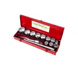 Набор инструмента AV Steel 14 шт, 1"", профессионал, в метал. кейсе, шт AV-541014 