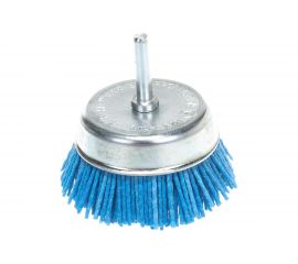 Щетка чашка нейлоновая ZrO2 ПРОФИ (75х6 мм) для дрели SKRAB 35328 