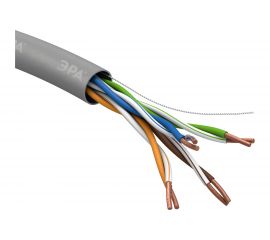 Кабель ЭРА витая пара U/UTP 4x2x24AWG Cat5e CU PVC 305м SIMPLE Б0044426 
