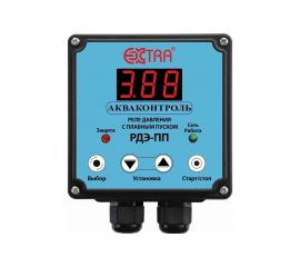 Реле давления воды электронное с плавным пуском для насоса EXTRA АКВАКОНТРОЛЬ РДЭ-10-ПП-2,5 