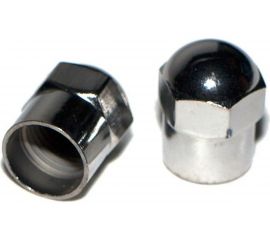 Пластмассовый колпачок вентиля DolleX хром упаковка 100 шт. 100KV-03PX 