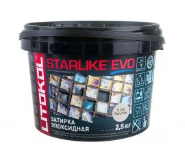 Эпоксидный состав для укладки и затирки мозаики и керамической плитки LITOKOL STARLIKE EVO S.202 NATURALE 2.5 кг 485220003 