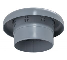 Вентиляционный зонт ООО МультиМирПласт 110 серый ЗНТ ВК 110 