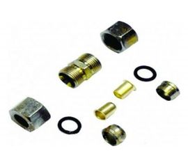 Фитинг металлический разборный для трубки ПВХ (10 шт; 8-10 мм) ДАЛИ-авто DA-NP362 