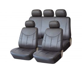 Чехлы для автомобильных сидений KRAFT STYLE универсальные, экокожа, серые KT 835626 