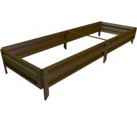 Готовая грядка Delta-Park GL 0.7х2 м, коричневая 30010_GL702Br 