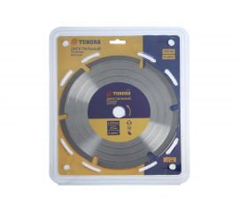 Диск пильный для быстрой и плавной обработки дерева (230х22 мм; 6 зубов) для УШМ TUNDRA 5396841 