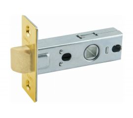 Дверная защелка НОРА-М С-45П пластик. яз. мат. латунь 15848 