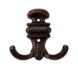 Крючок-вешалка Трибатрон КВ-4 медный антик 419 