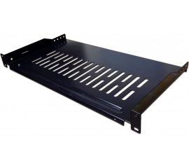 Консольная полка TWT с возможностью установки заднего фиксатора, глубина 250мм CB-SFBF250-1U/18 