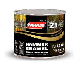 Эмаль по металлу PARADE Z1 (гладкая; RAL 9005; черный; 0.45 л) Лк-00002112 