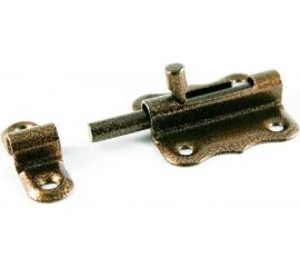 Задвижка Левша ШФ-50 фигурная, коричневая/цинк У1-2759.КМЦ 