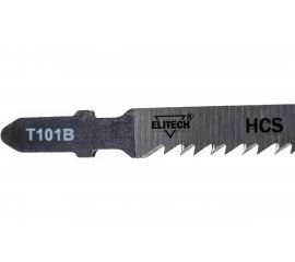 Набор пилок для лобзика 4 шт. Elitech 1820.086800 