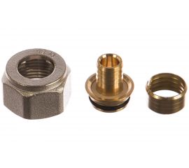 Обжимной коллекторный соединитель EUROS евроконус для PEX трубы O16x2 - 3/4" EU.ST3288030 16x2x34_k 