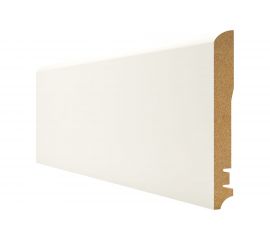 Плинтус Белый МДФ (2400х16х100 мм) Hannahholz 61.04.100403.01 
